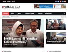 Tablet Screenshot of ipkbkaltim.com